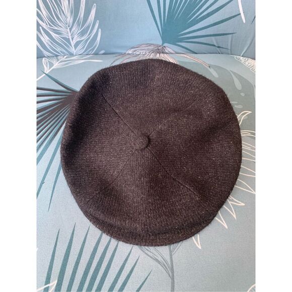 Kangol ENGLAND Wool Spitfire Black Gray Paperboy Hat Cap men’s - Picture 4 of 7